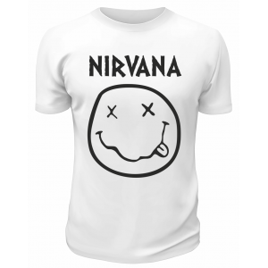 Футболка белая  Nirvana