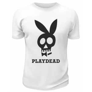 Футболка белая  мужская PlayDead