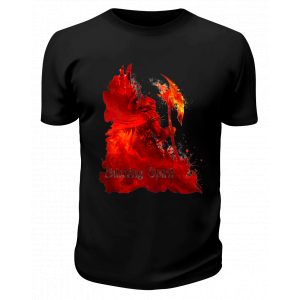 Футболка черная  Burning spirit