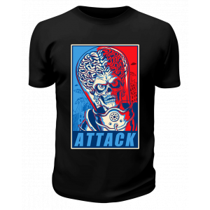 Футболка черная Attack!