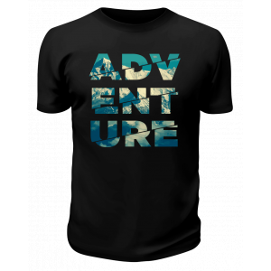 Футболка черная Adventure