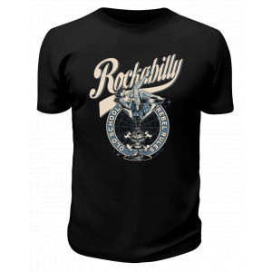 Футболка черная Rockabilly