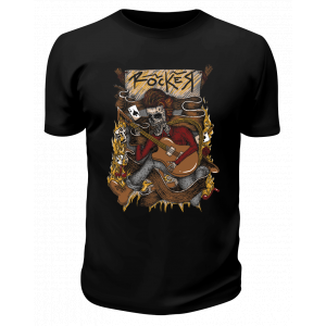 Футболка черная Rocker