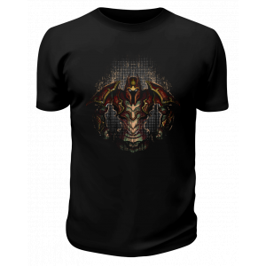 Черная футболка Dragon Knight