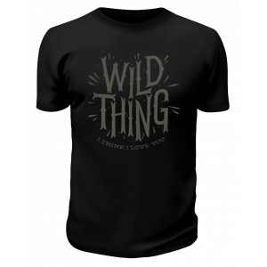 Футболка черная Wild thing