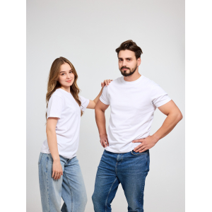 Футболка унисекс белая Сублимация