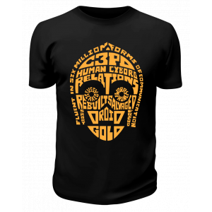 Футболка черная C3po