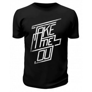 Футболка черная Take me to