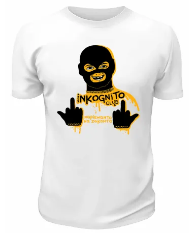 Футболка белая  Inkognito club