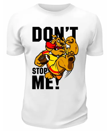 Футболка белая  Don't stop me