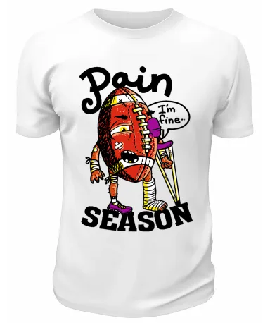 Футболка белая  Pain season