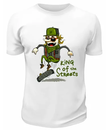 Футболка белая  King of the streets