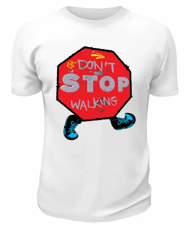 Футболка белая  Stop