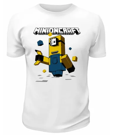 Футболка белая Minioncraft