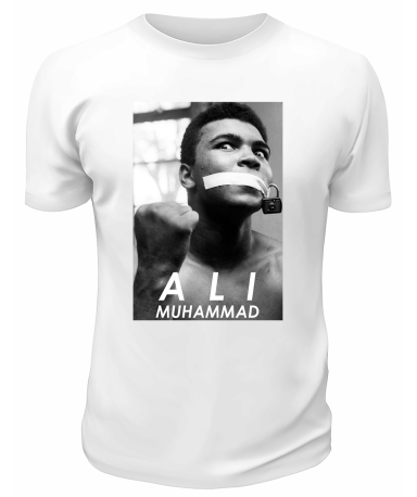 Футболка белая  Ali Muhammad
