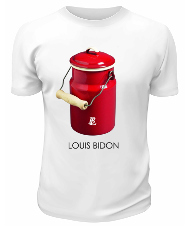 Футболка белая  Louis Bidon