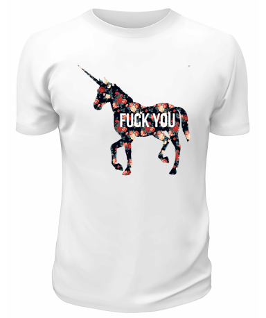 Футболка белая  Fuck You