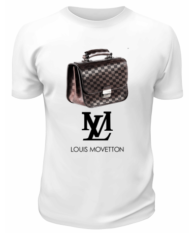 Футболка белая  Louis Movetton