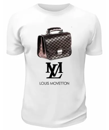 Футболка белая  Louis Movetton