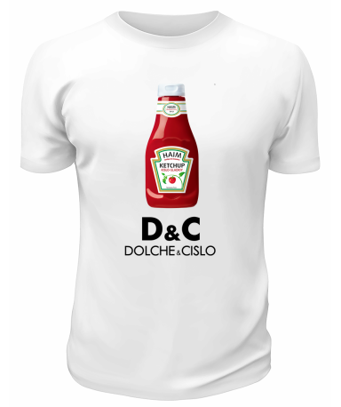 Футболка белая  D&C