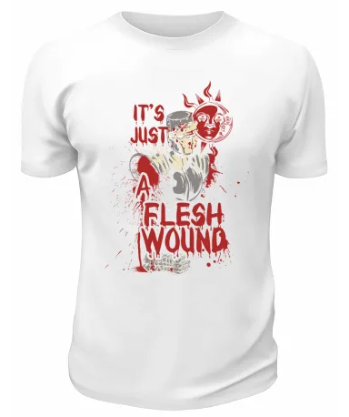 Футболка белая  Flesh Wound