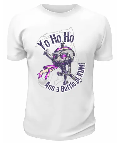 Футболка белая  Yo Ho Ho