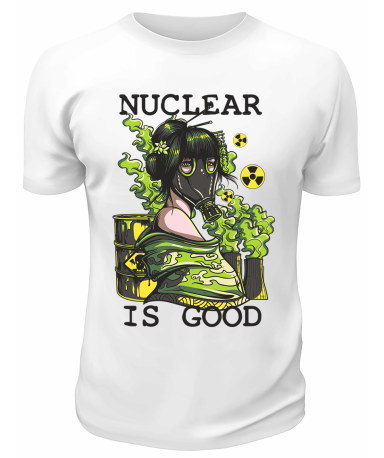 Футболка белая Nuclear is good