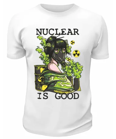 Футболка белая Nuclear is good