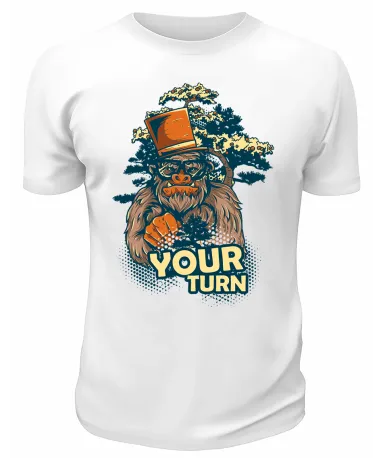 Футболка белая  Your turn