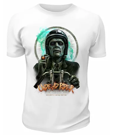 Футболка белая  Undead Rider