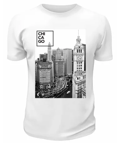 Футболка белая Chicago