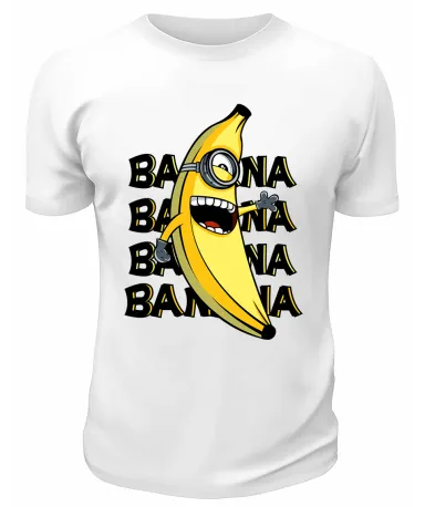Футболка белая  Banana