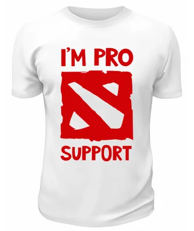 Футболка белая  мужская I`m prosupport