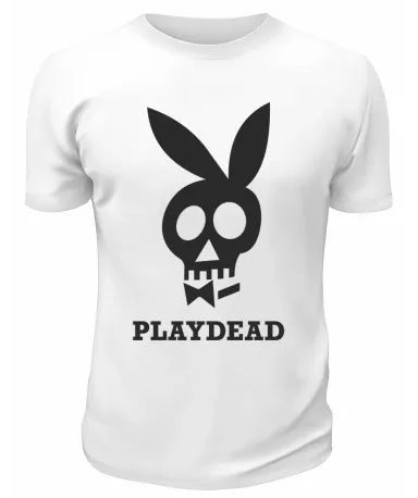 Футболка белая  мужская PlayDead