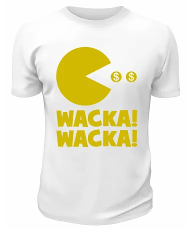 Футболка белая  мужская Пиксели