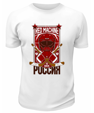 Футболка белая  Россия