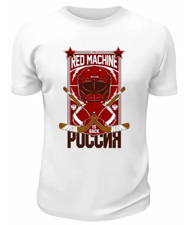 Футболка белая  Россия