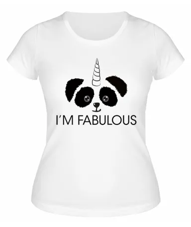 Футболка белая  I am fabulous