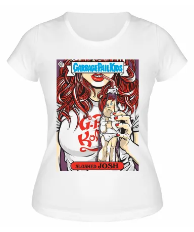 Футболка белая  Garbage Pail Kids