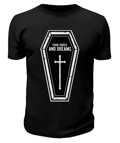Футболка черная Your hope and dreams
