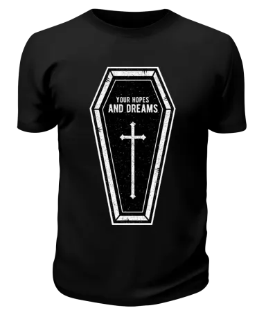 Футболка черная Your hope and dreams