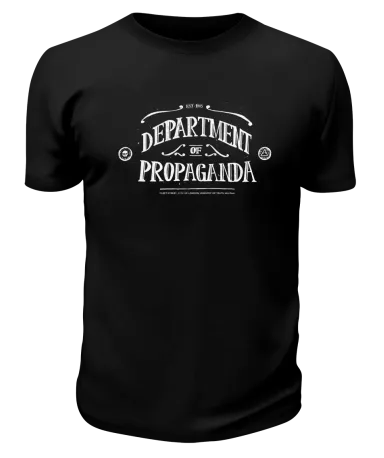 Футболка черная  Department propaganda