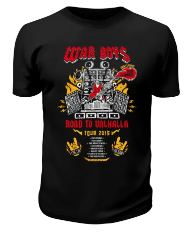 Футболка черная War boys
