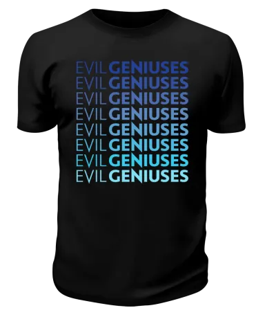 Футболка черная  Evil geniuses