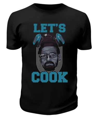 Футболка черная Let's cook Во все тяжкие