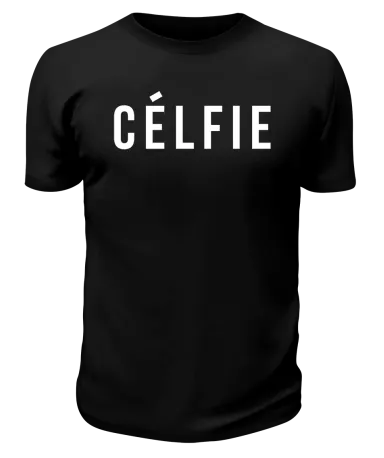 Футболка черная Celfie