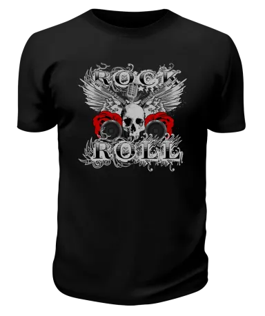 Футболка черная Rock'n'Roll