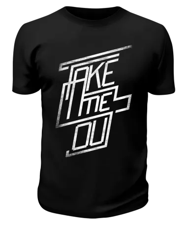Футболка черная Take me to