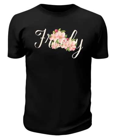 Черная футболка Freely