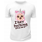 Футболка белая  I hate fu**ing unicorn